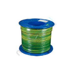 Bos Components: 6mm Earthing Cable Yellow/Green (100m Rolls)