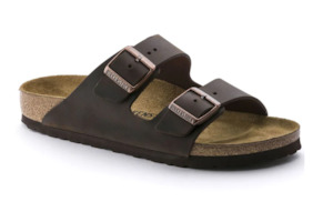 Birkenstock Shoes: BIRKENSTOCK ARIZONA OILED LEATHER HABANA (REGULAR)