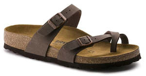 Birkenstock Shoes: BIRKINSTOCK MAYARI BIRKIBUC (REGULAR) MOCHA