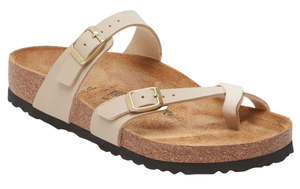 Womens: BIRKENSTOCK MAYARI BIRKO FLOR (REGULAR WIDTH) SANDCASTLE