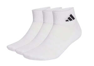 Adidas Shoes: ADIDAS CUSHIONED SPORTSWEAR ANKLE SOCKS 3 PACK