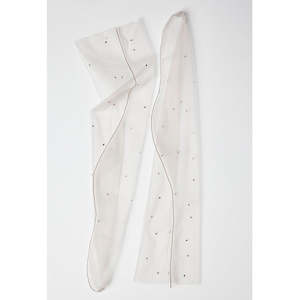 Sparkle Plumetis Superfine Tulle Socks | Ghost/Diamond