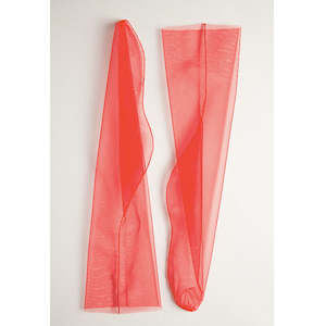 Simone Wild: Italian Tulle Socks | Red