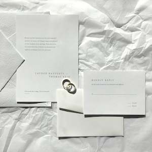 Classic Type Suite: Classic Type RSVP Card
