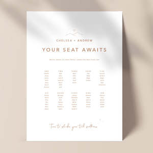 Wilderness: Wilderness Seating Plan Sign