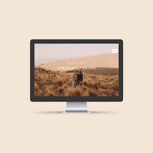 Wilderness Wedding Website