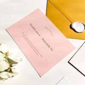 Rosalie RSVP Card