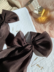 *Limited Edition* Gold Foiled Vow Book Set - Chocolate