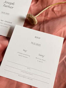 Laura RSVP Card