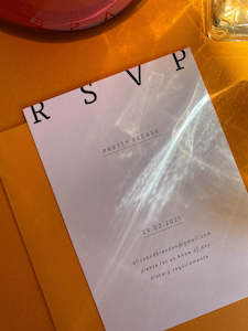 Alice: Alice RSVP Card