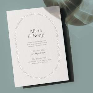 Alicia: Alicia Invitation