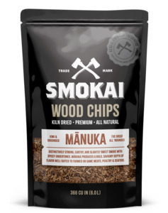 Premium Manuka Wood Chips 6L (366 cu in)
