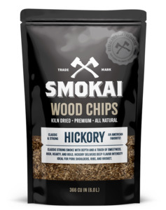 Premium Hickory Wood Chips 6L (366 cu in)
