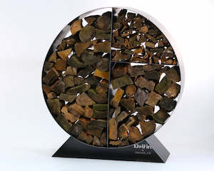Kiwifire: KiwiFire - Corten Decorative Wood Storage