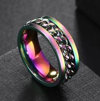 Fidgets Smoosh: Fidget Rings. Large and Small