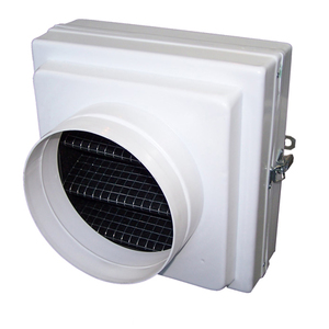 In-line hinged filter box Plastic