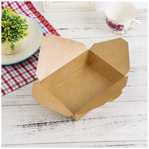 Kraft Paper Tray: Kraft Bento Box NO.8