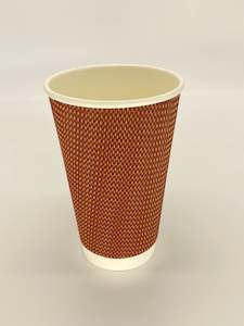 Coffee Cup: RIPPLE WALL PAPER CUP - 16OZ