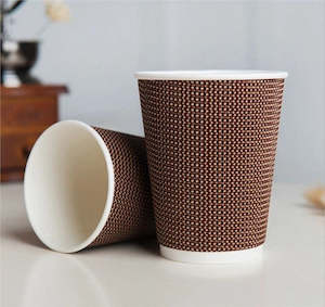 Coffee Cup: RIPPLE WALL PAPER CUP - 8OZ