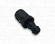 -6an Pushlock Straight Fitting (black)