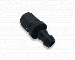 8an Pushlock Fittings: -8AN PUSHLOCK STRAIGHT FITTING (BLACK)