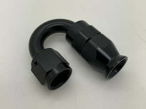 Braided Fittings Ptfe: -6AN BRAIDED PTFE 180 DEGREE FITTING (BLACK)