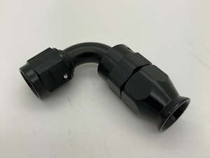 Braided Fittings Ptfe: 8AN BRAIDED PTFE 90 DEGREE FITTING (BLACK)