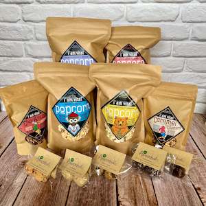 Popcorn, Clusters and Amazeballs Snack Pack