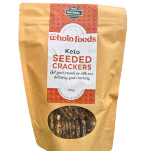 Seeded Crackers: Keto Seeded Crackers - Original