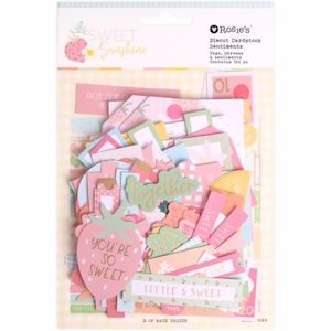 Sweet Sunshine: Sweet Sunshine Diecut Cardstock Sentiments (Tags, Phrases & Sentiments) 184 Pieces
