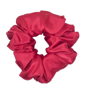 Ruby Red (Satin) XL Scrunchie