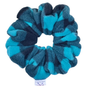 Scrunchies: Swanny Aqua XL Scrunchie