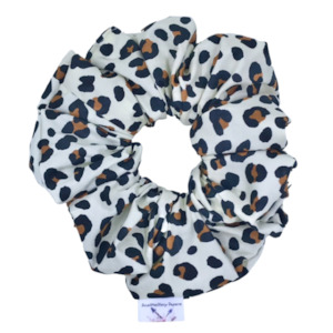 Vanilla Leopard XL Scrunchie