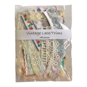 Vintage Laces / Trims – (40 pieces)