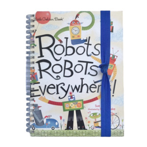 Little Golden Book Diary / Planner – ‘Robots, Robots Everywhere’