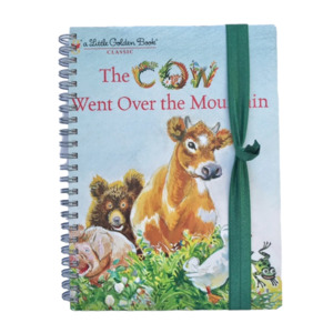 Little Golden Book Diary / Planner – ‘The Cow went over the Mountain’