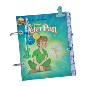 Little Golden Book Junk Journal – ‘Peter Pan’ (Ring Bound)