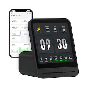 Air Quality Monitors: QP Pro 2 Air Quality Monitor (Black)