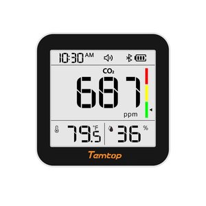 Air Quality Monitors: Temtop C10 2nd CO2 Monitor