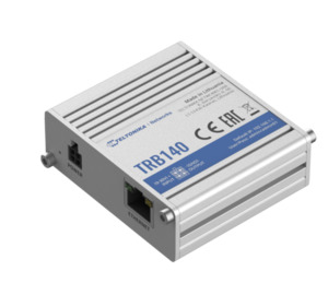 Products: Teltonika TRB140 Industrial 4G (LTE) to Ethernet Gateway