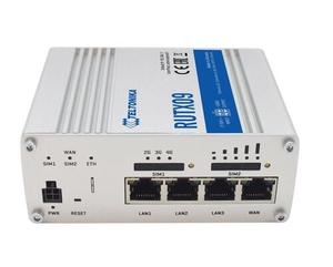 Products: Teltonika RUTX09 4G (LTE) CAT 6, Dual SIM Cellular & UFB router with 4x GigE