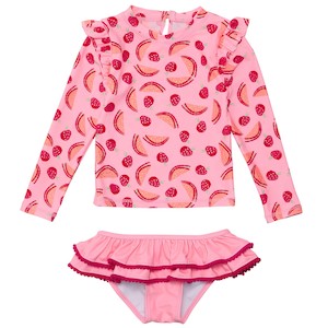 Baby: Berry Sweet LS Ruffle Set