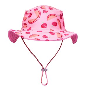 Girls Hats: Berry Sweet Reversible Bucket Hat