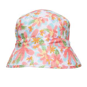 Girls Hats: Hawaiian Luau Sustainable Bucket Hat
