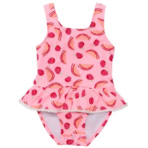 Baby: Berry Sweet Skirt Swimsuit