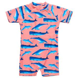 Baby: Whale Tail SS Sunsuit