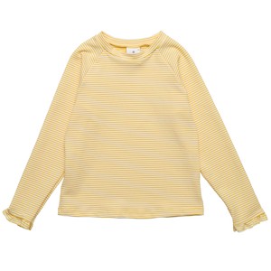 Girls Rash Tops: Marigold Stripe LS Rash Top