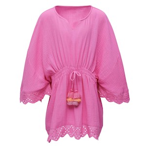 Girls Beachwear: Bubble Gum Beach Cover Up