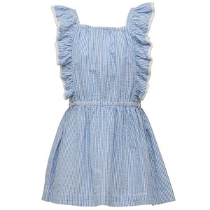 Girls Beachwear: Cornflower Frilled Dress