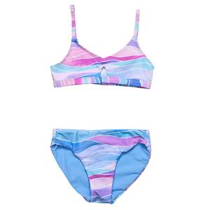 Girls Bikinis: Water Hues Keyhole Bikini